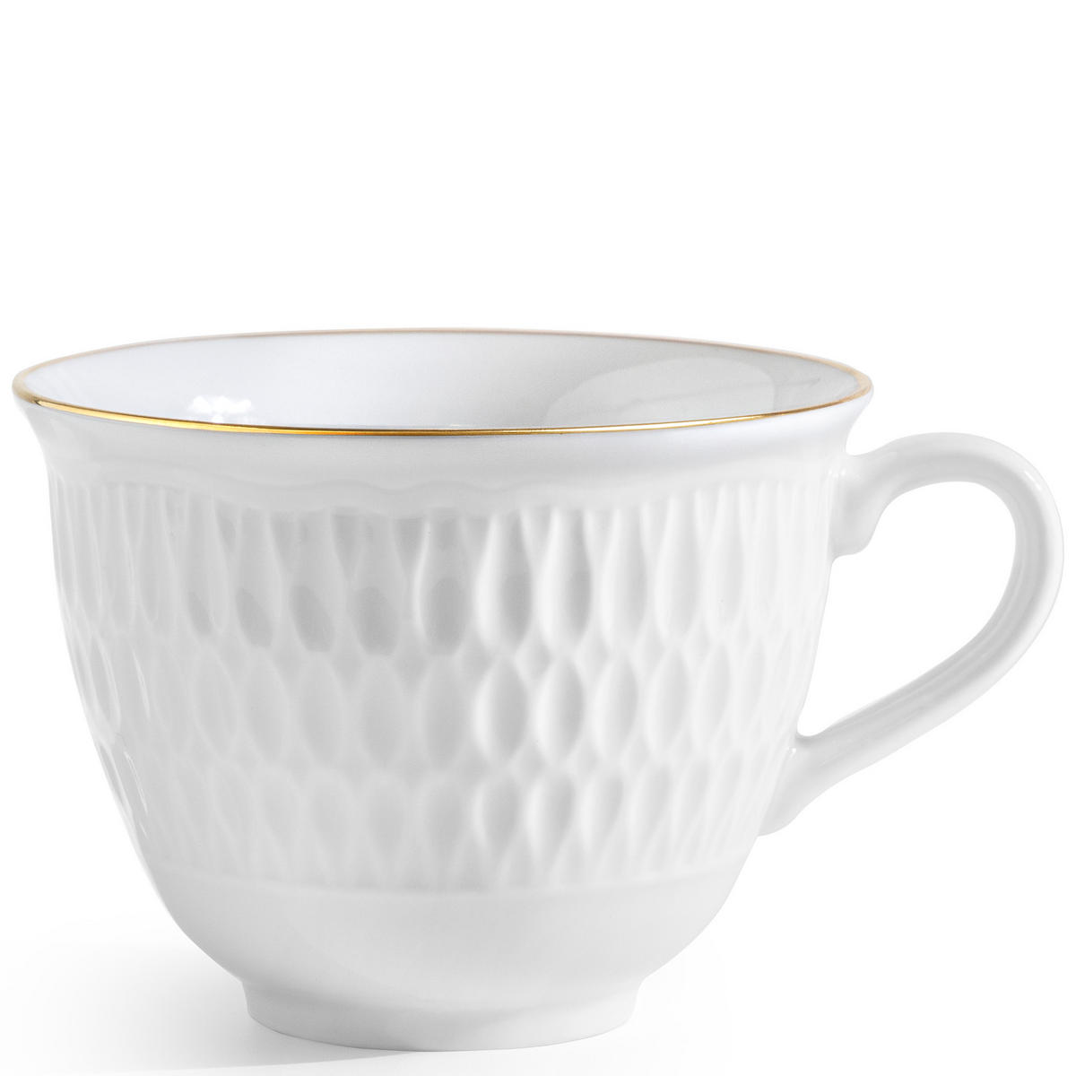 TASSEN-SET CMIELOW SOFIA 6-tlg aus Porzellan - Weiß, Keramik (0.25L) - KONSIMO®
