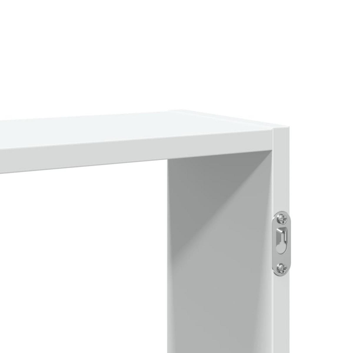 WANDREGAL Weiss 99/15/60 Cm Holzwerkstoff - Weiß, Holzwerkstoff (15/60/99cm) - vidaXL