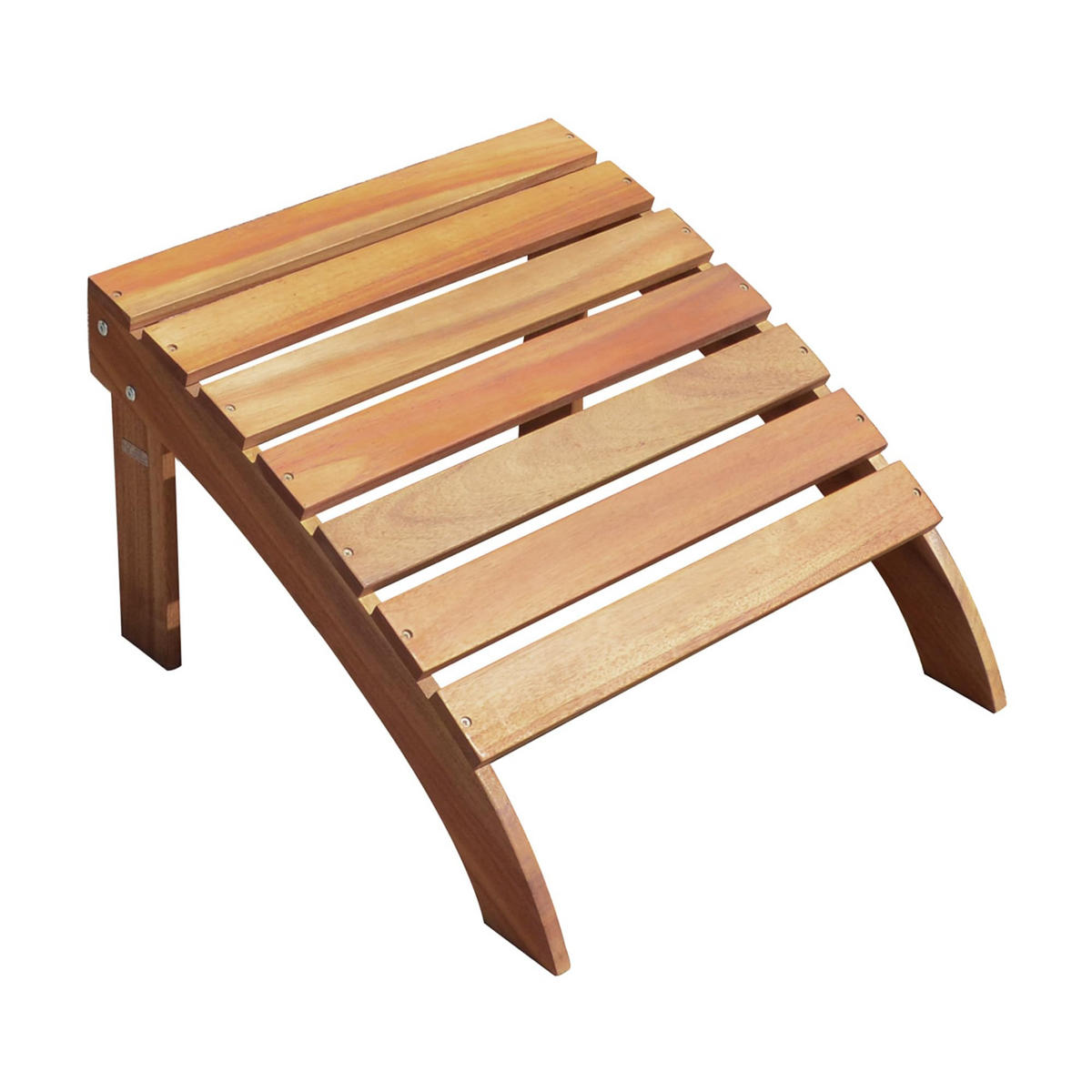 ADIRONDACK-STUHL Markus mit Auflage Eukalyptus Liegestuhl - Naturfarben, Holz (70/93/142cm) - DELUKE