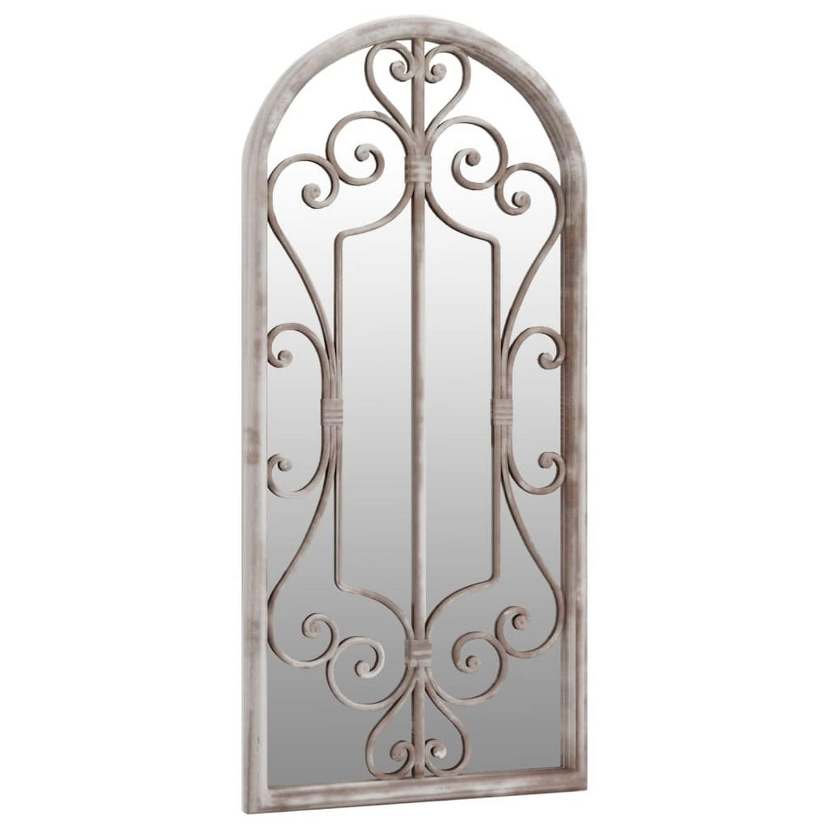 SPIEGEL Sandfarben 100x45 cm Eisen für den Innenbereich - Creme, Metall (100/45/1cm) - furnicato