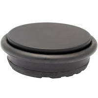 TÜRSTOPPER BIG DISK BLACK EH 5193 - Schwarz, Kunststoff (10/10cm) - WAGNER design yourself