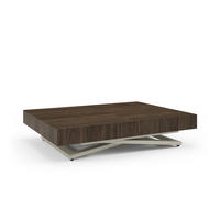 COUCHTISCH SANNA U - Kaschmir/Beige, Holzwerkstoff/Metall (80/120/27cm) - Meblini
