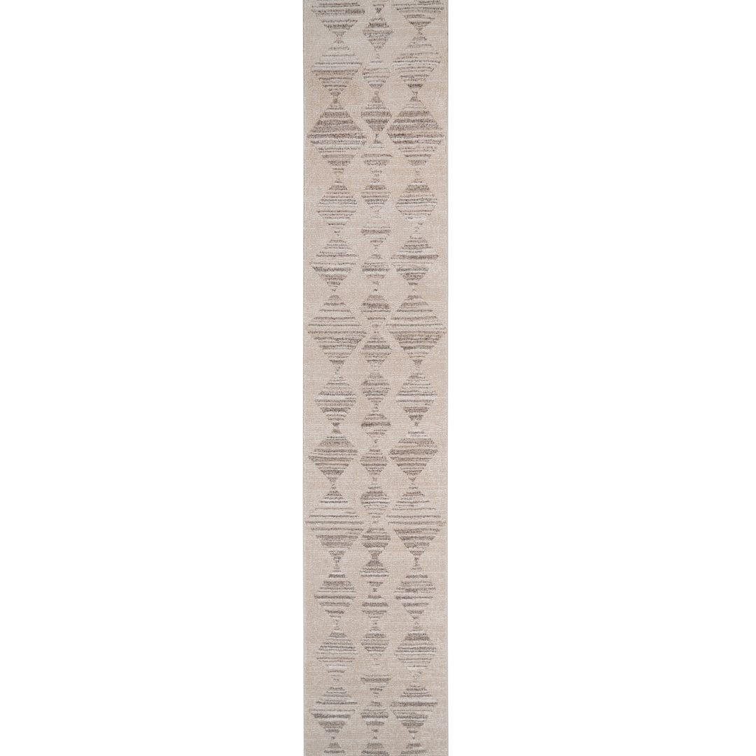 VINTAGE-TEPPICH Ikaro Lucas Beige - Beige, Textil (61/599cm) - Kukoon Rugs