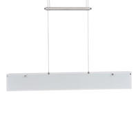 HÄNGELEUCHTE FARIO Edelstahl Weiß - Weiß, Glas (86/9.2/150cm)
