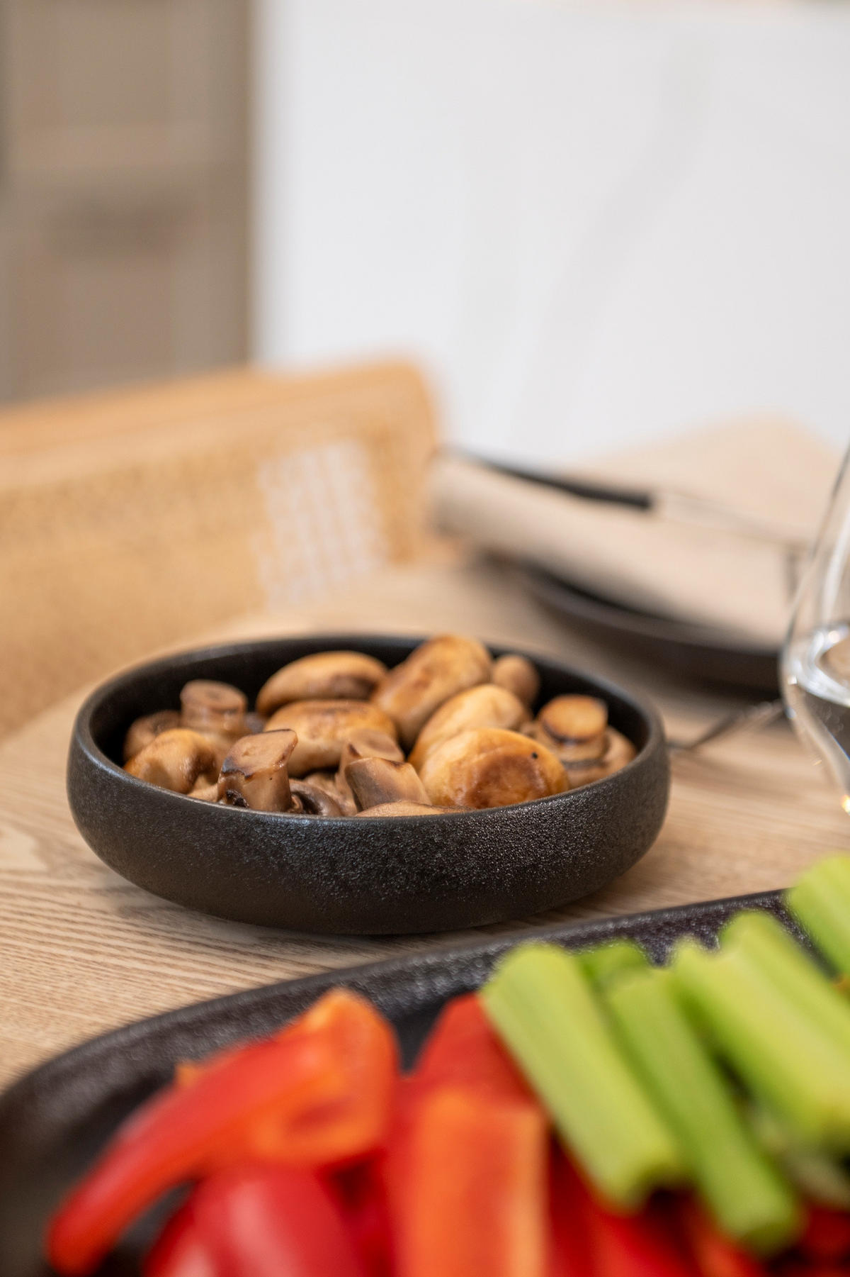 KERAMIKTELLER Robust 15,5 cm - Schwarz, Keramik (15.5cm)