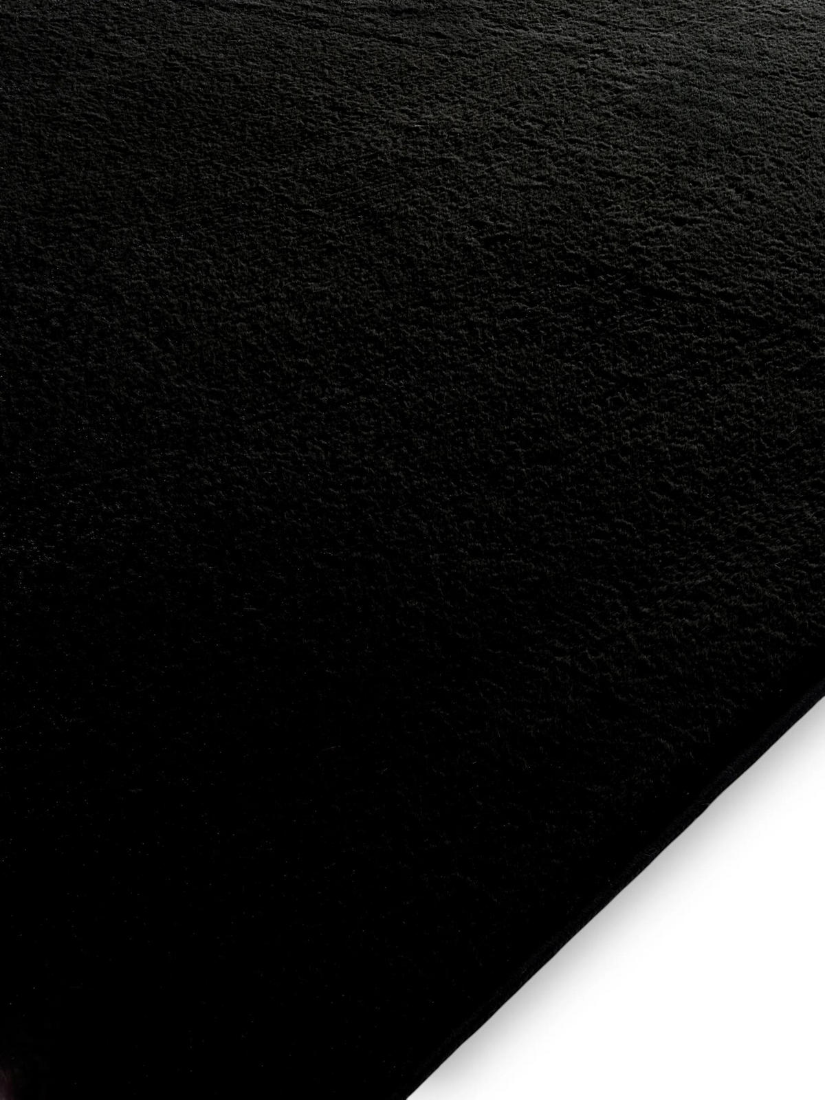KUNSTFELLTEPPICH Furry Schwarz 200/290 cm - Schwarz, Kunststoff/Textil (200/290cm) - benuta