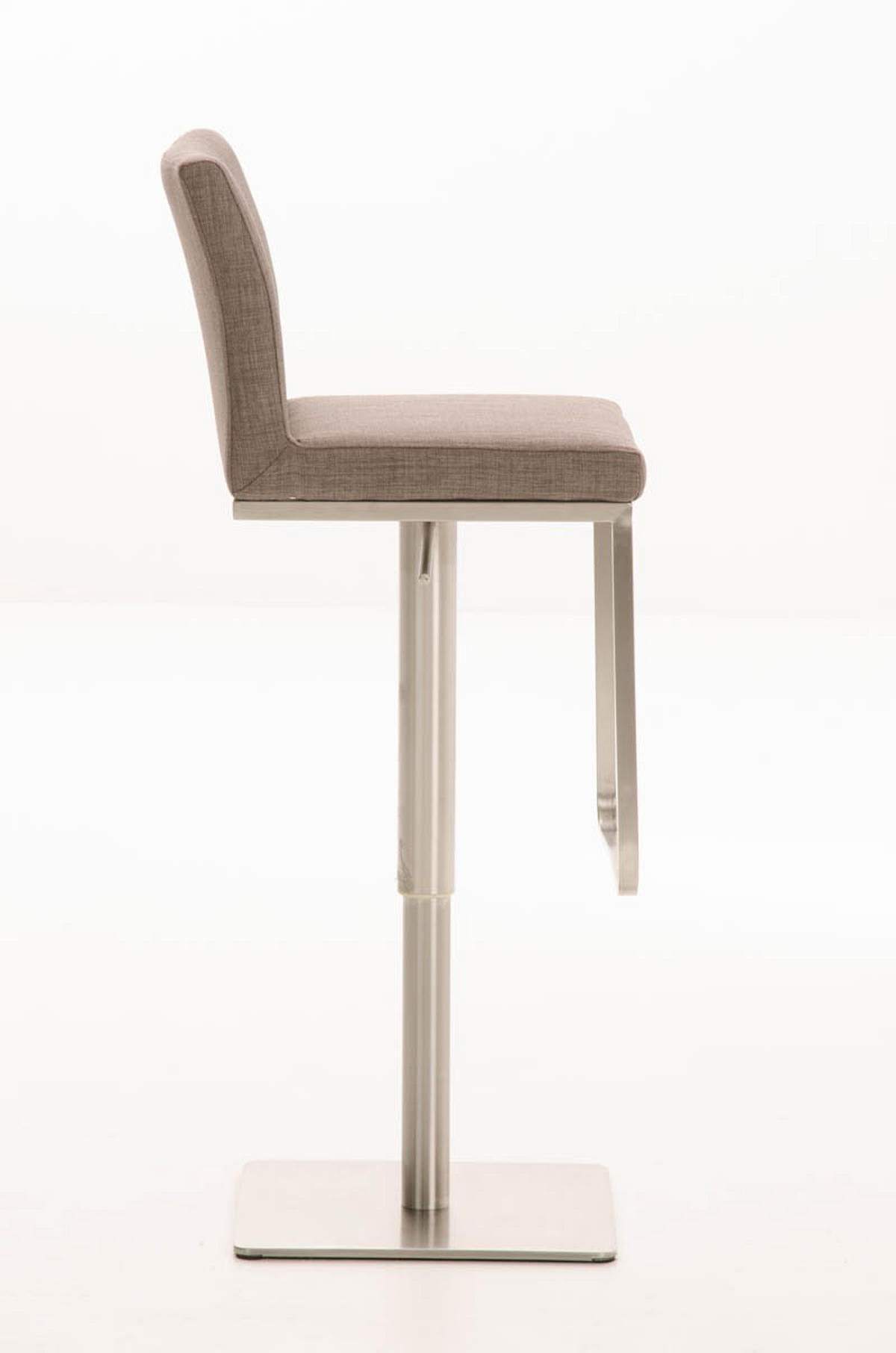 BARHOCKER Panama 86x42x44 cm grau - Grau, Textil (42/86/44cm) - furnicato