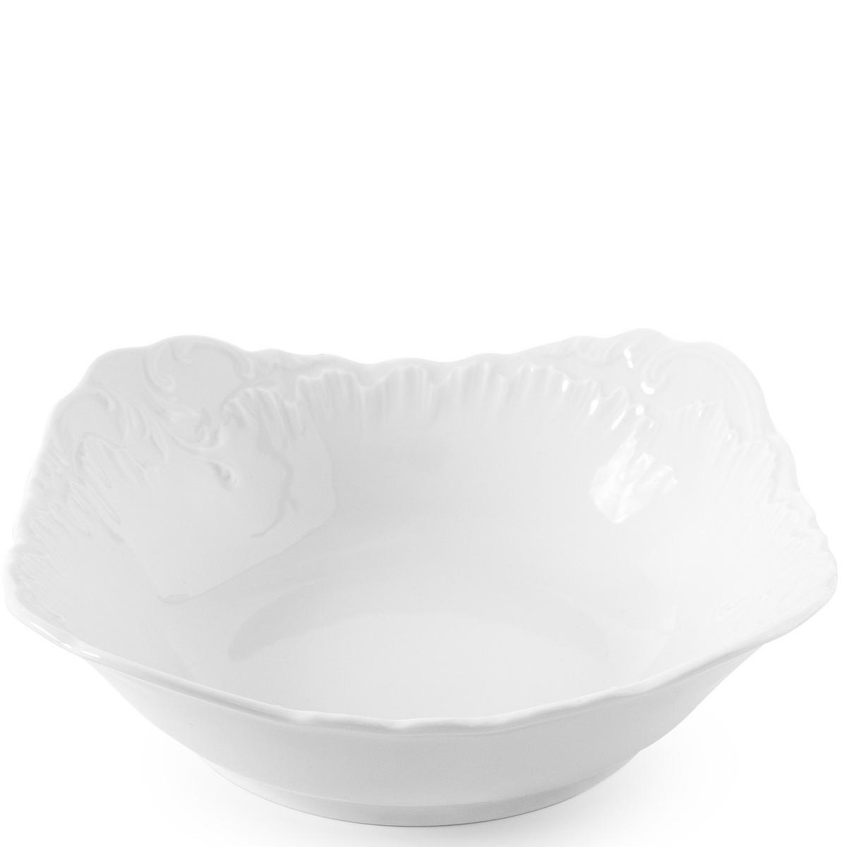 SALATSCHÜSSEL Cmielow Rococo 6-tlg - Weiß, Keramik (14cm) - KONSIMO®