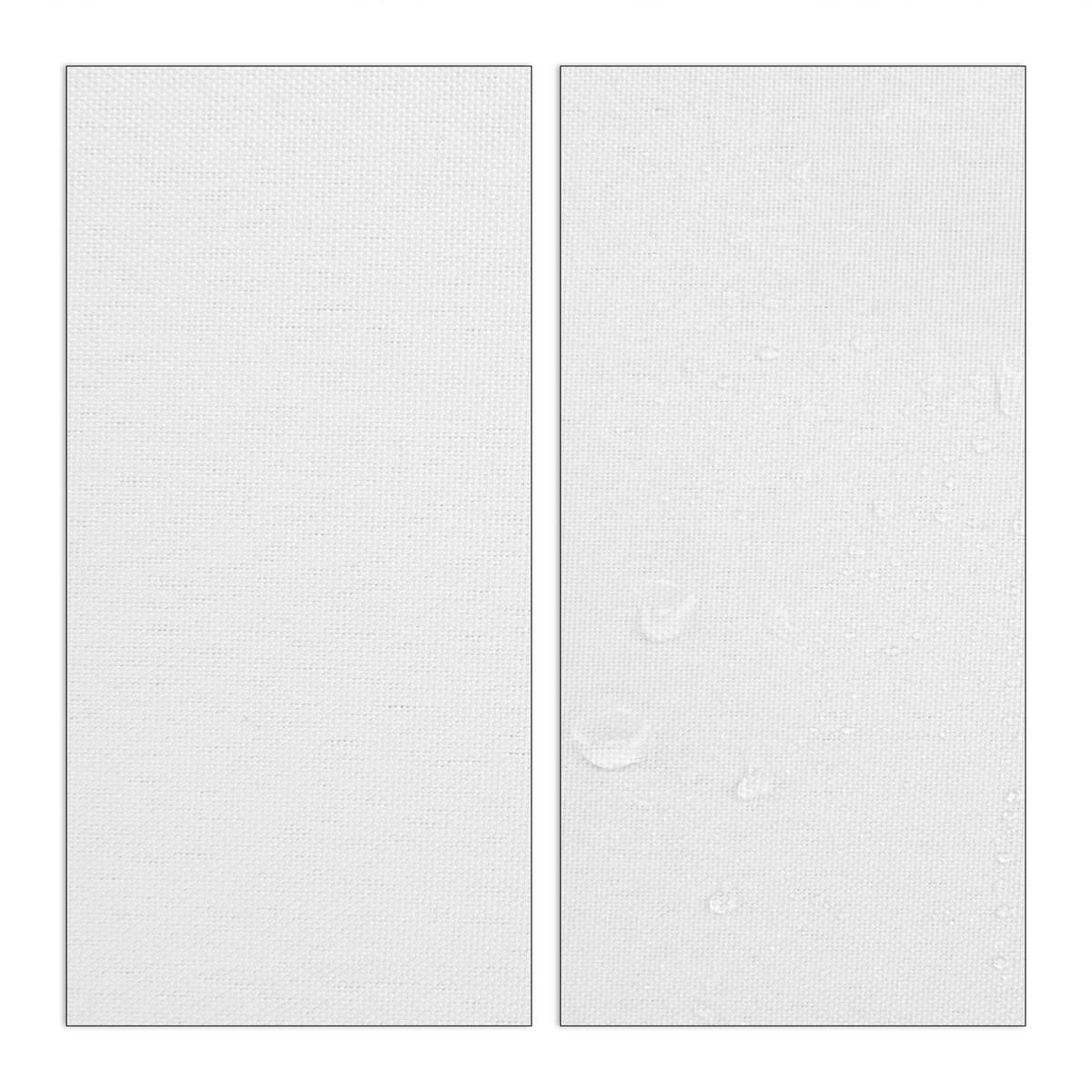 SONNENSEGEL - Weiß, Textil/Metall (400/300cm) - Relaxdays