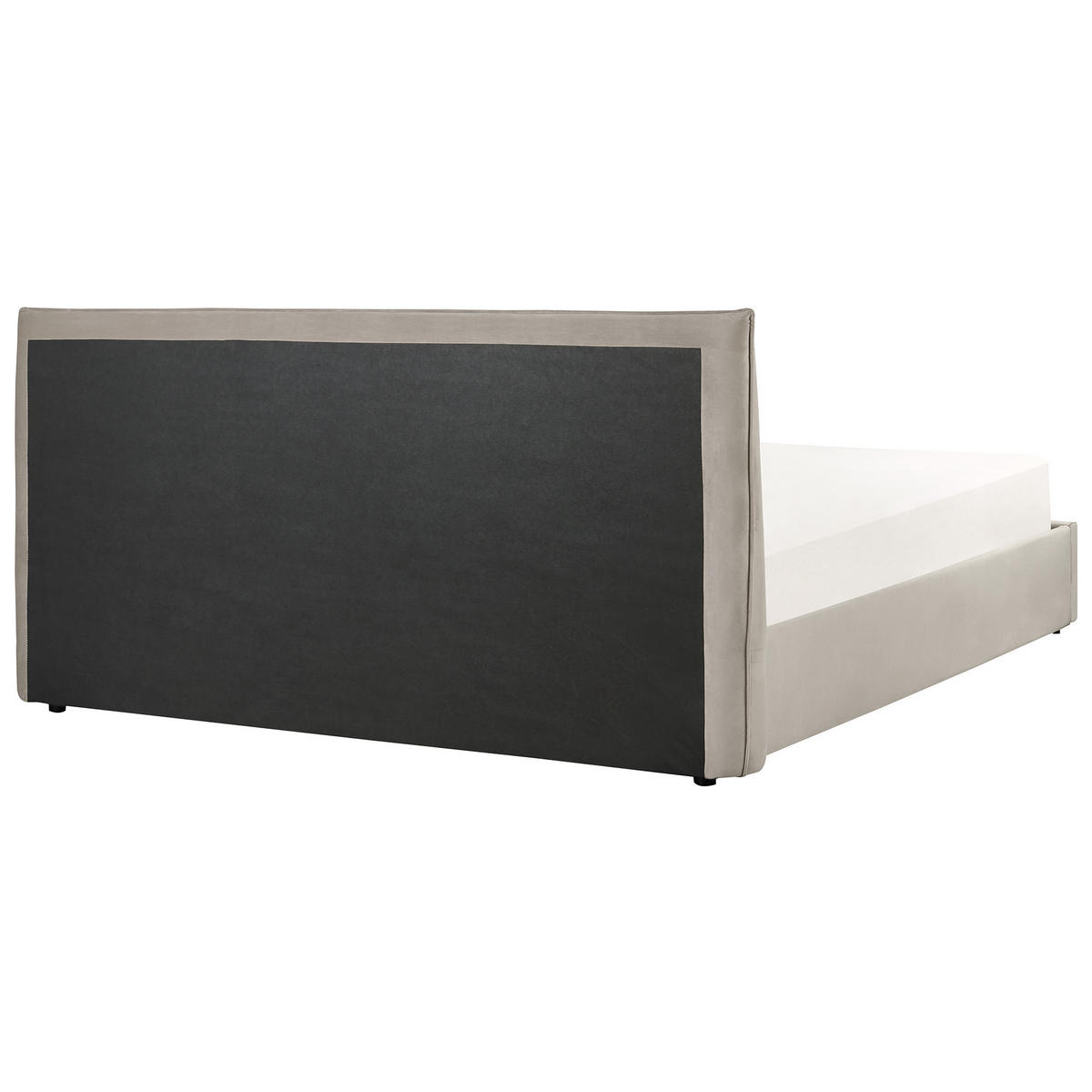 KÁRPITOZOTT ÁGY 180/200cm Tópszín Lavaur - taupe, textil (180/200cm) - Beliani