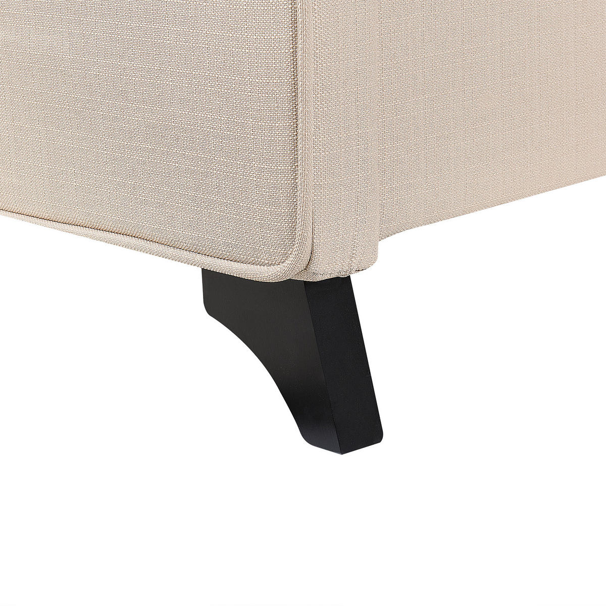 POLSTERBETT 90/200cm Beige Ambassador - Beige, Textil (90/200cm) - Beliani