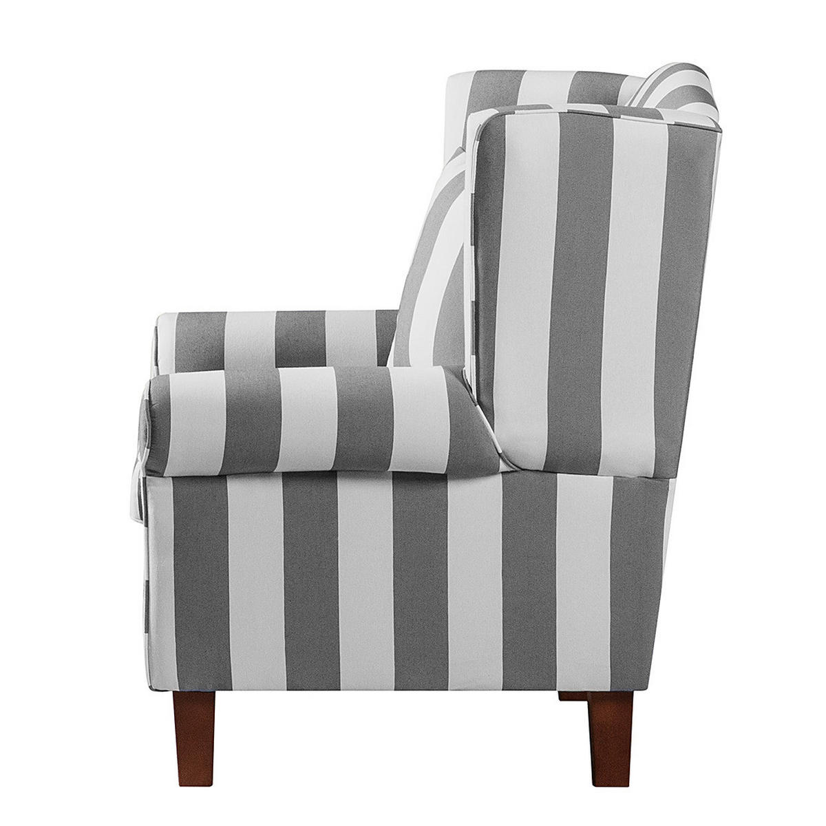 SESSEL - Webstoff - Grau, Textil (78/95/78cm) - home24