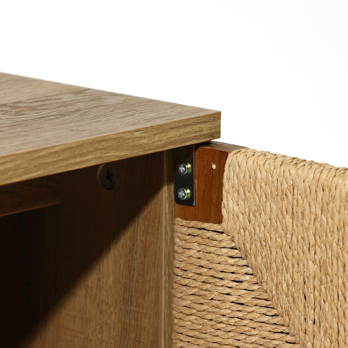 KOMMODE Modern, Holz mit 2 Türen | Vanity Unit, B80 x T40 x H80 cm - Braun, Holz (80/80/40cm) - Hometopia