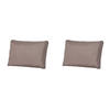 RÜCKENKISSEN Panama 40/60 cm 2er-Set - Taupe, Textil (60/8/40cm) - Madison