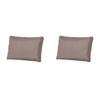 RÜCKENKISSEN Panama 40/60 cm 2er-Set - Taupe, Textil (60/8/40cm) - Madison