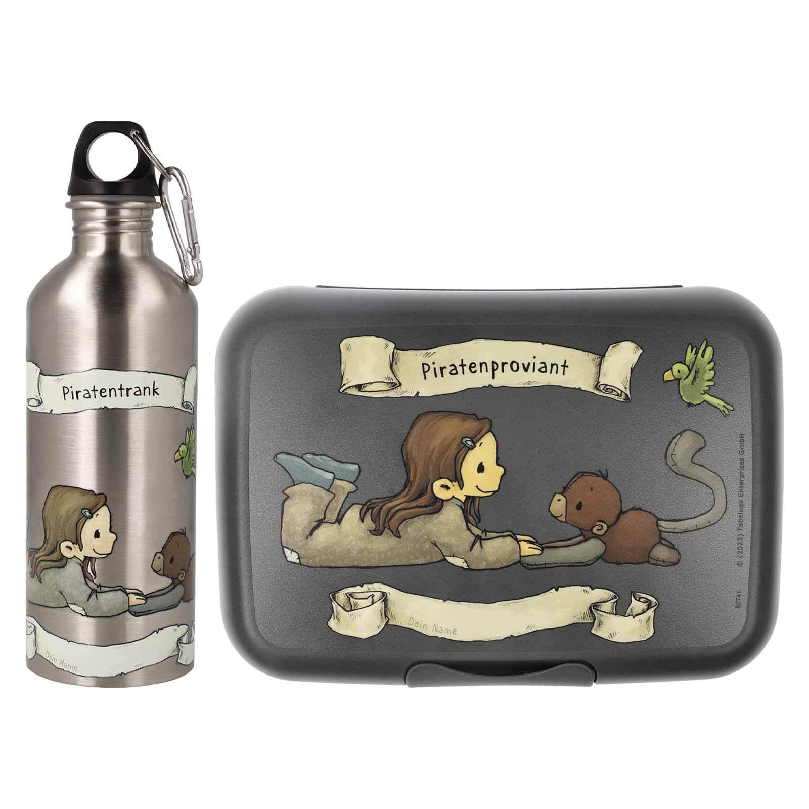 LUNCH-SET Anouk Piratenverpflegung bunt - Multicolor, Kunststoff/Metall (1/1/1cm) - Goebel