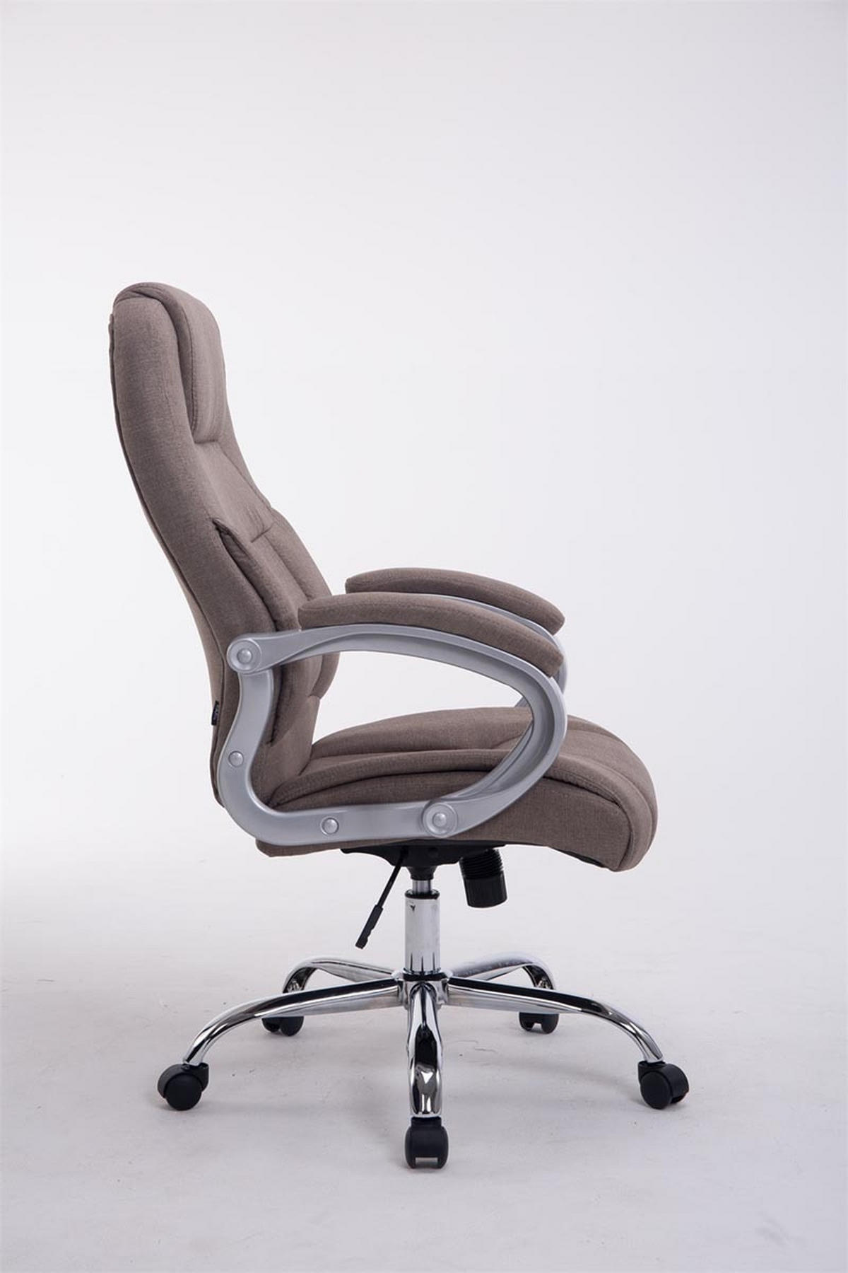 BÜROSTUHL Apodo, Stoff Taupe - Taupe, Textil/Metall (66/122/70cm) - TPFLiving