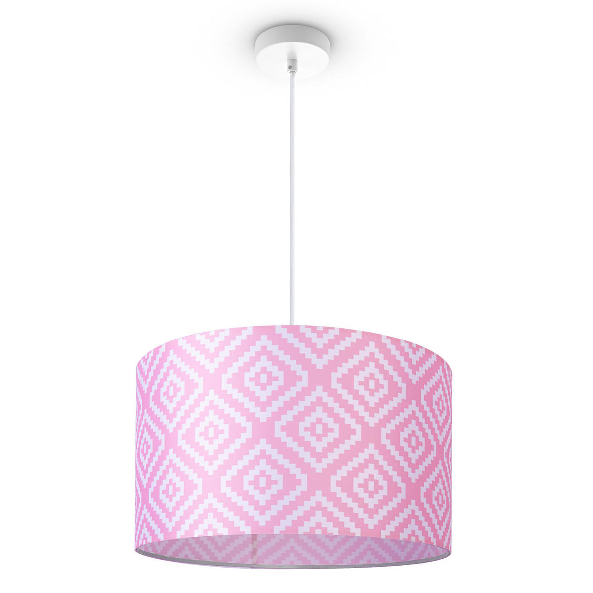 PENDELLEUCHTE Hugo Pd1 Stl 400 - Weiß, Metall (45.5/45.5/27cm) - Paco Home