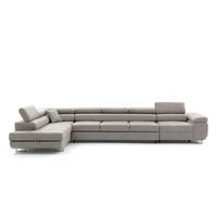 ECKSOFA WILD XXL Links mit Schlaffunktion 125x240 Velours Creme - Silberfarben/Creme, Holz/Textil (400/200cm) - Muffo