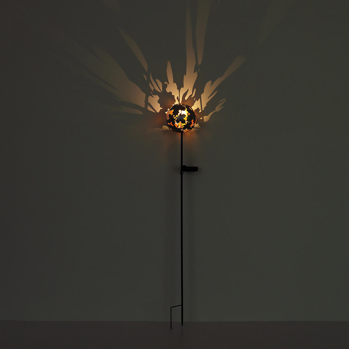 LED AUSSENLEUCHTE Metall Silber 2er Set - Silberfarben, Metall (12/12/91.5cm) - Globo Lighting