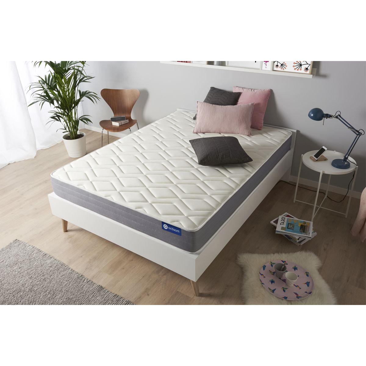 MATRATZE Actimemo dream Memory-Schaum 150 x 195 cm h2 - Weiß, Textil (150/195cm) - ACTISOM