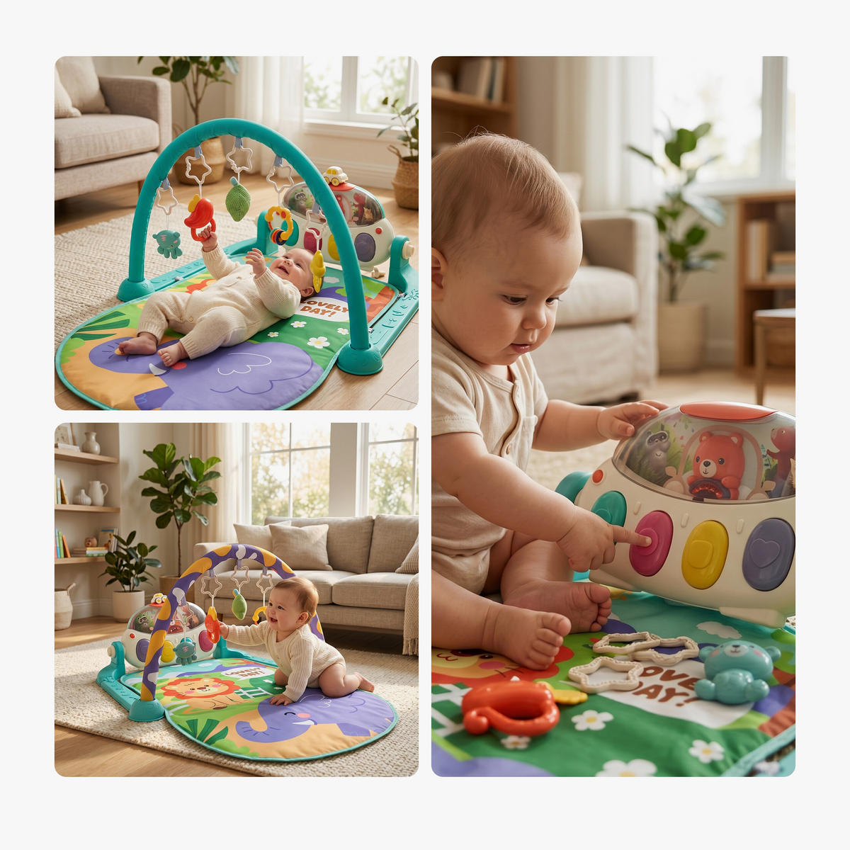 HRACÍ obl. - různobarevná, textil/plast (64/42/80cm) - Relaxdays