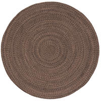 NATURFASER TEPPICH HANDGEFERTIGT JUTE KAYA RUND - Braun, Textil (150/150cm) - Pergamon