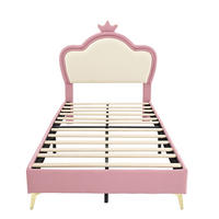 KINDERBETT 90/200 cm Rosa + Weiß - Pink/Weiß, Kunststoff