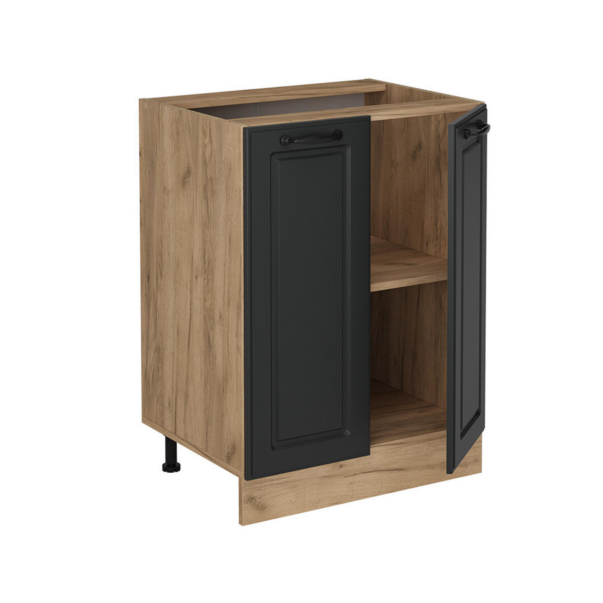 Honigeiche/Anthrazit, Holzwerkstoff (60/81.6/60cm) - Vicco