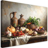 LEINWANDBILD Essen & Trinken 120x80cm - Beige, Textil (120/80cm) - Feeby