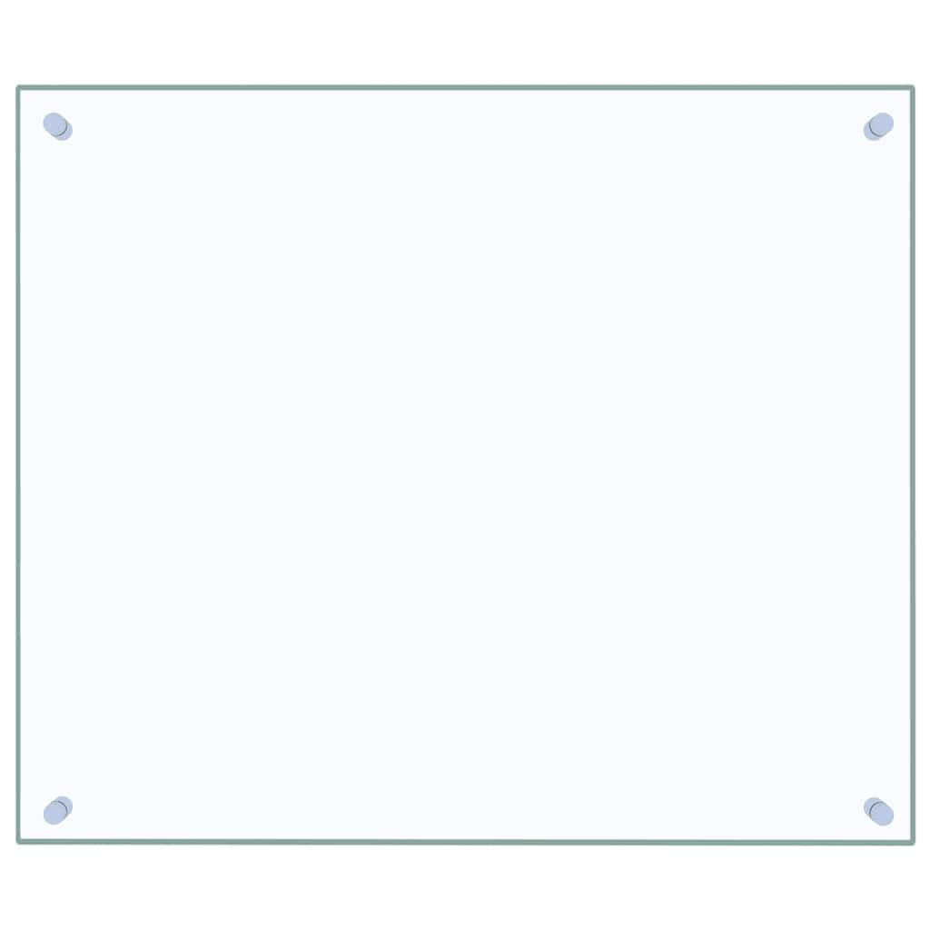 KÜCHENRÜCKWAND Glas 70x60 cm Transparent Wand-Spritzschutz - Transparent, Glas (70/60/0.6cm) - DELUKE