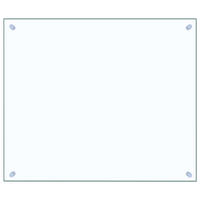 KÜCHENRÜCKWAND Glas 70x60 cm Transparent Wand-Spritzschutz - Transparent, Glas (70/60/0.6cm) - DELUKE