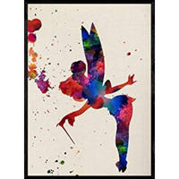 POSTER Tinkerbell A4 Rahmenlos - Klar, Papier (29.7/5/21cm) - Nacnic