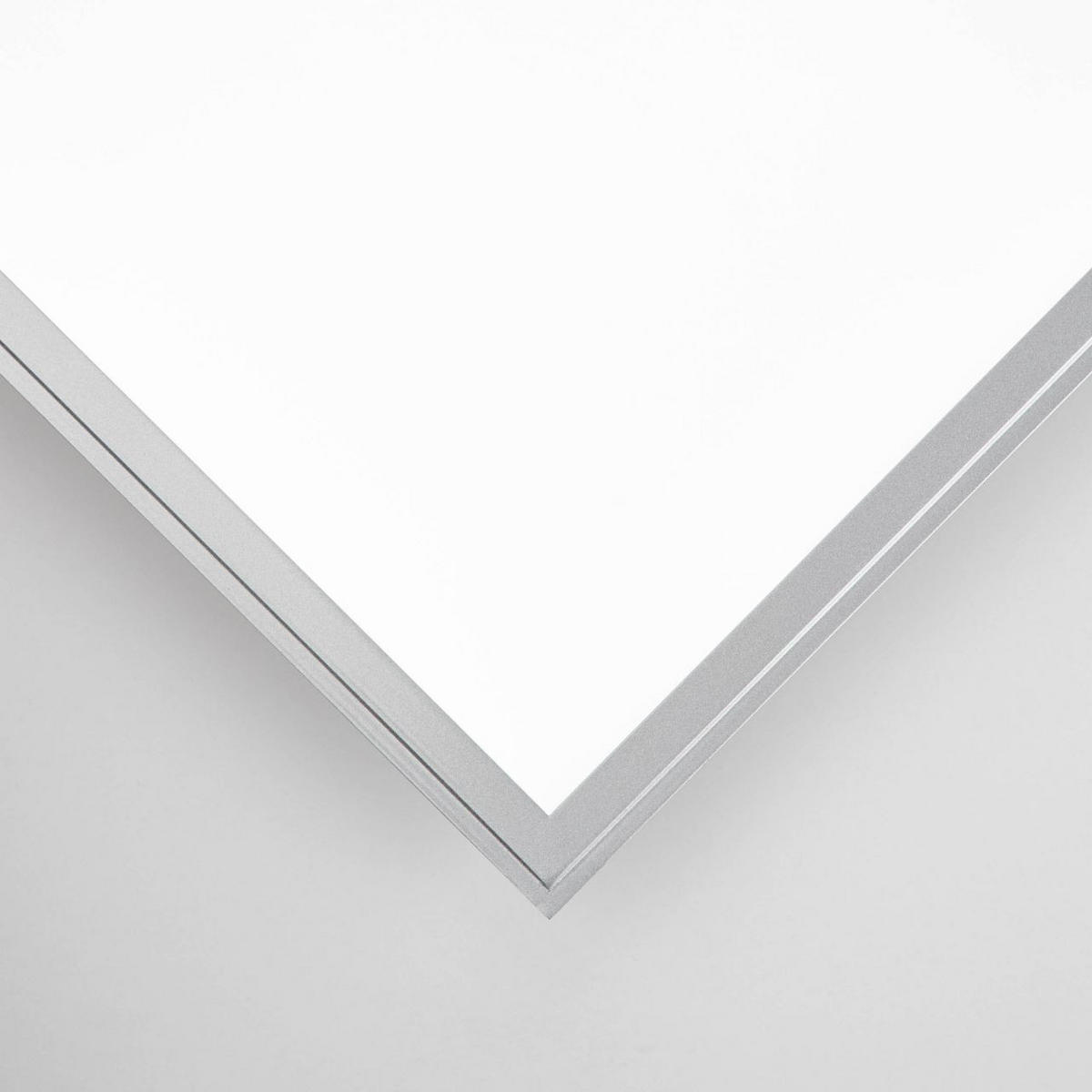 DECKENAUFBAU-PANEEL Alissa G97021/58 - Silberfarben, Metall (39.5/39.5/5.3cm) - Brilliant