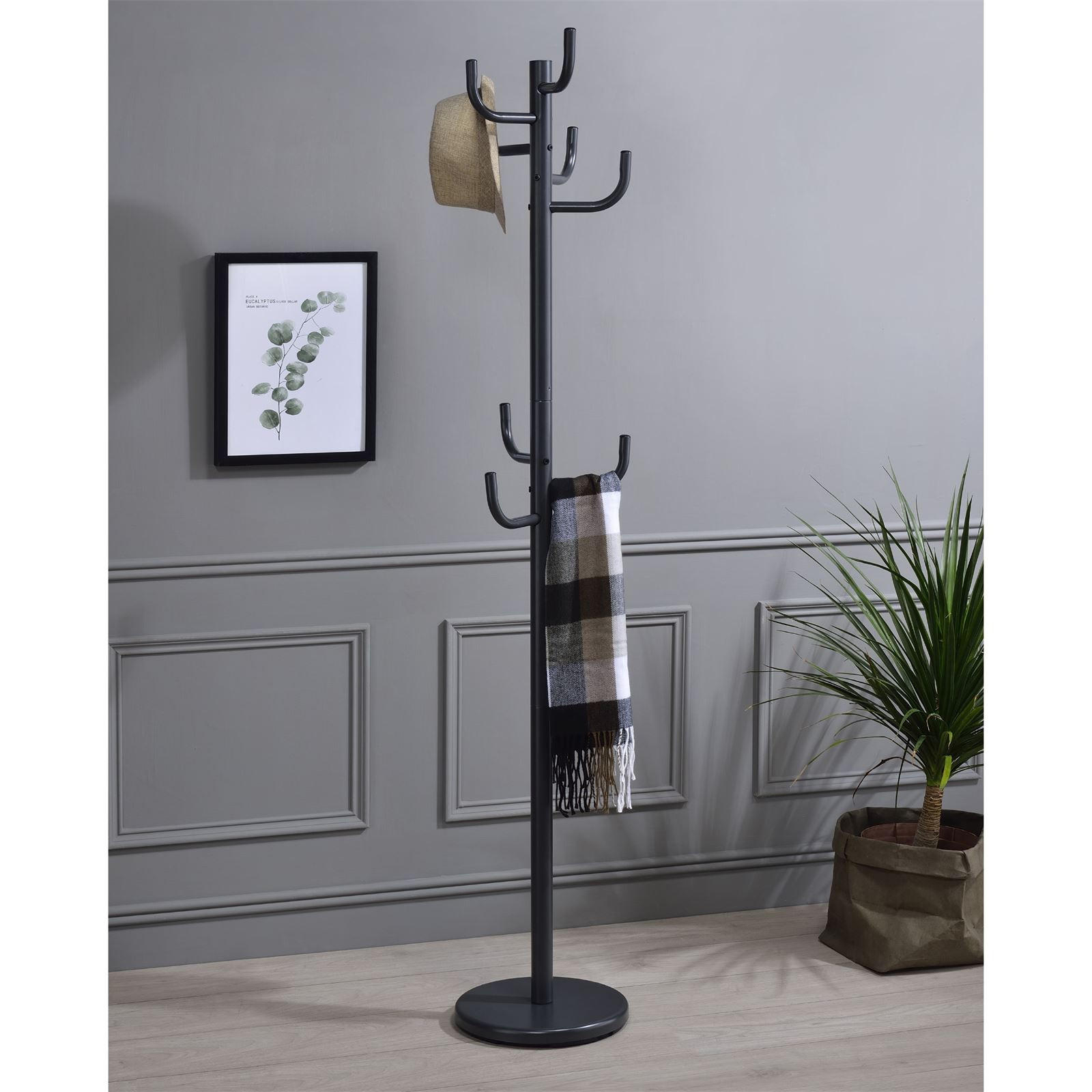 KLEIDERSTÄNDER MILA - Grau, Metall (30/174/30cm) - IDIMEX