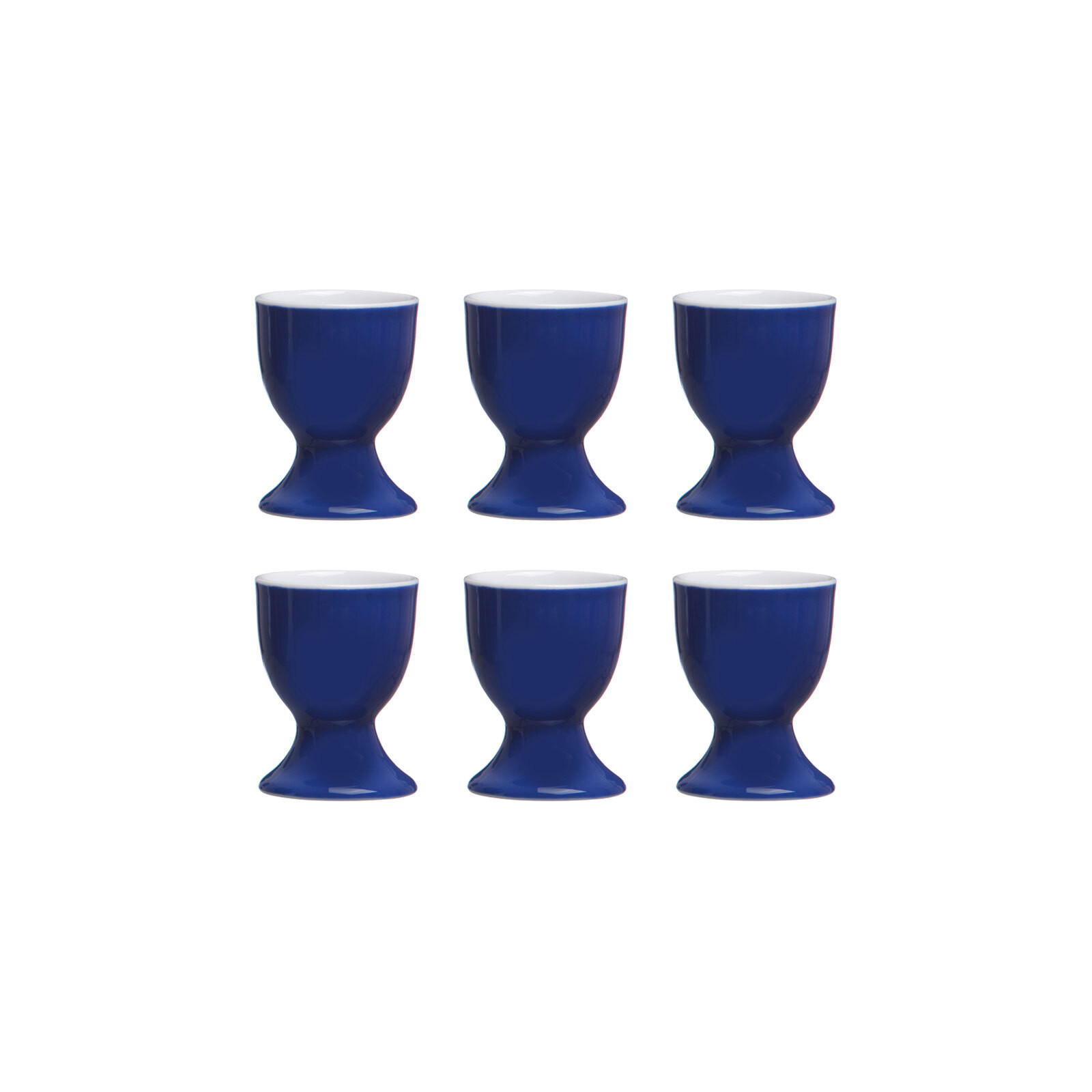 EIERBECHER Doppio Indigo Blau ø 5 cm 6er Set - Blau, Keramik (5/6/5cm) - Ritzenhoff Breker