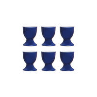 EIERBECHER Doppio Indigo Blau ø 5 cm 6er Set - Blau, Keramik (5/6/5cm) - Ritzenhoff Breker