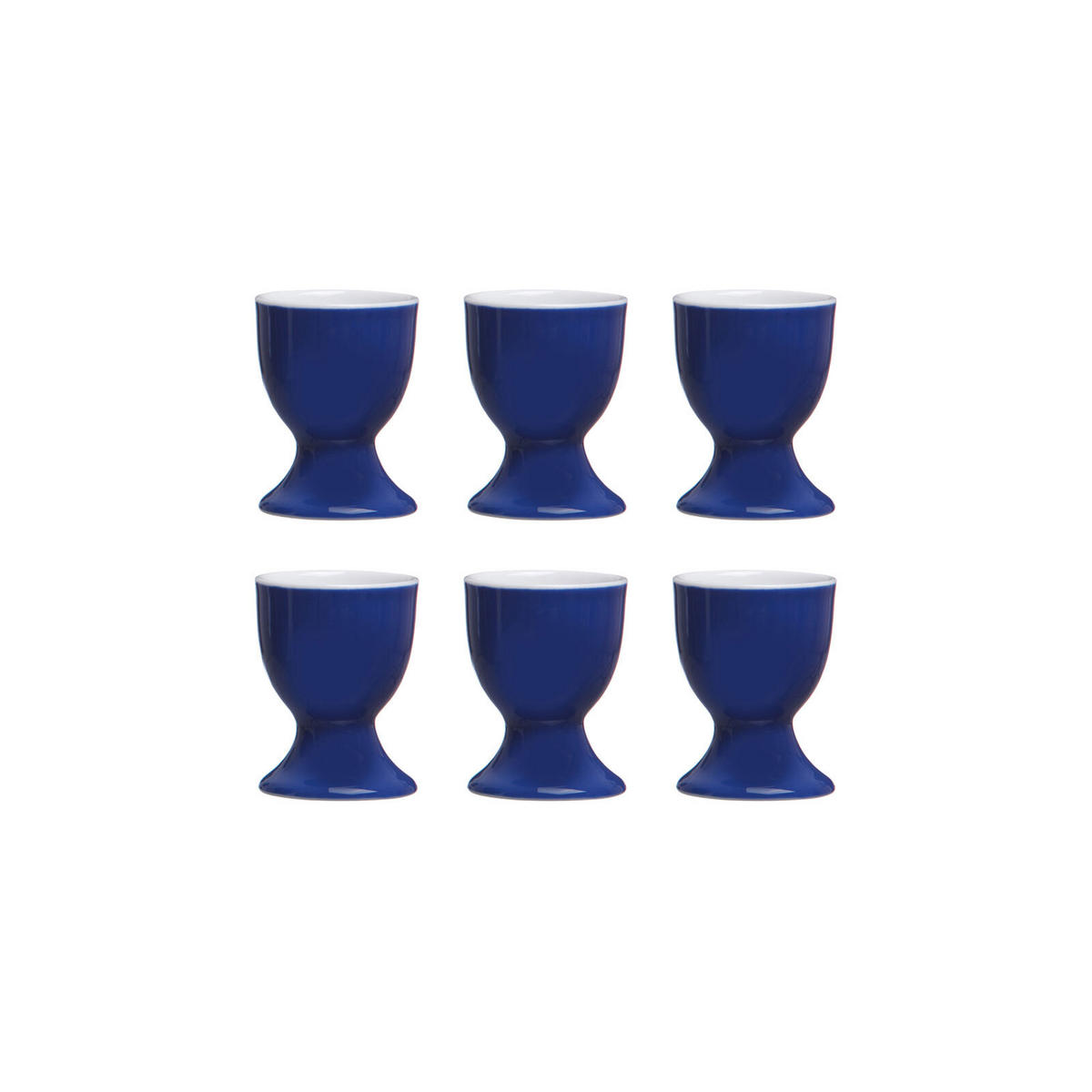 EIERBECHER Doppio Indigo Blau ø 5 cm 6er Set - Blau, Keramik (5/6/5cm) - Ritzenhoff Breker