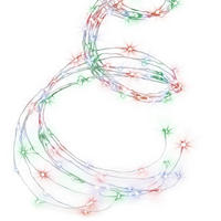 LICHTERKETTE Kaskade 400 LED Außenbereich - Multicolor, Metall (200cm) - Fééric Lights and Christmas