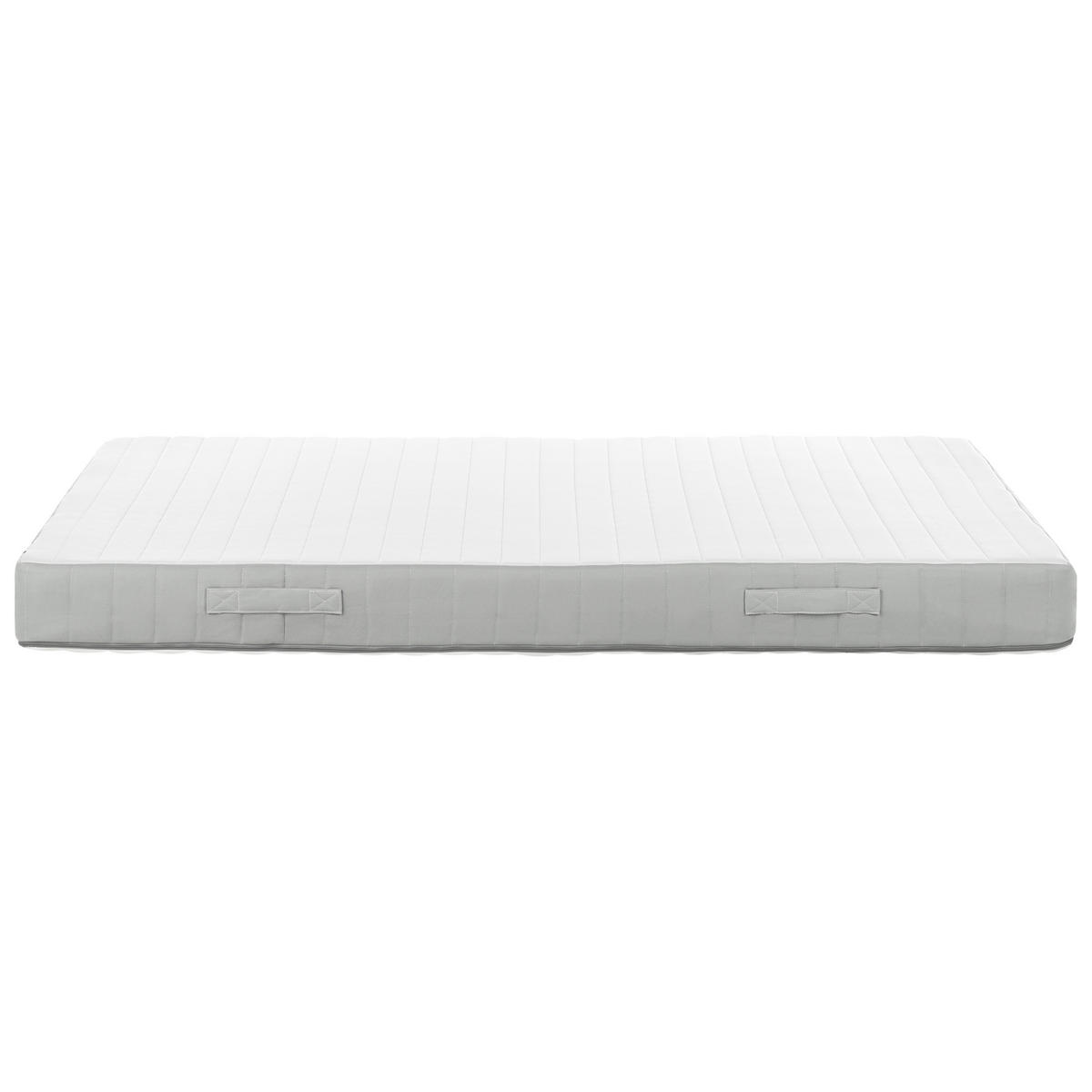 TASCHENFEDERKERNMATRATZE H2/3 Mittel 120/200 cm Roomy - Weiß, Textil (120/200cm) - Beliani