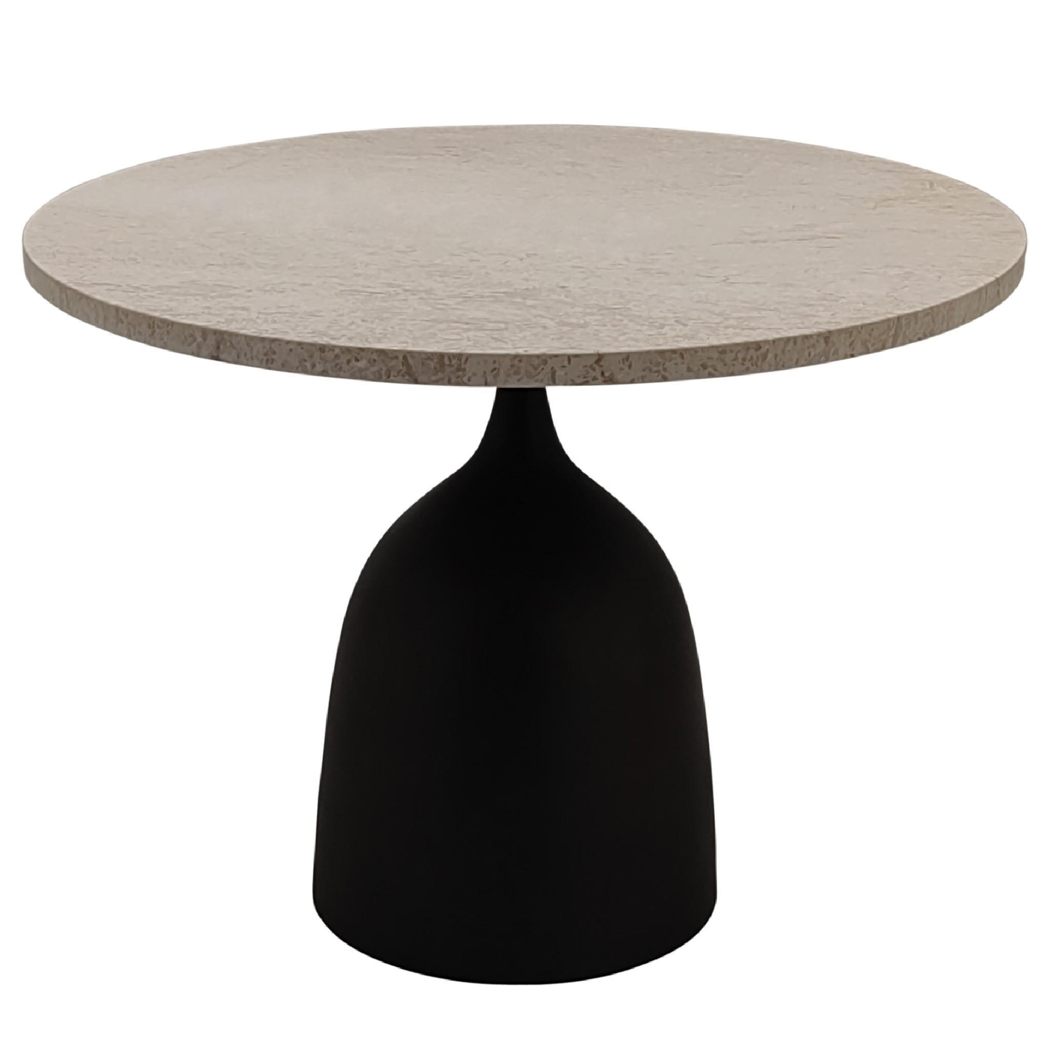 BEISTELLTISCH Patras Beige 60/60/45cm - Beige, Stein (60/60/45cm) - PTMD Collection