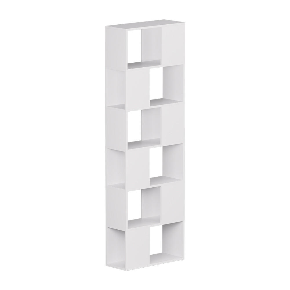 RAUMTEILER Eneos Weiß 60 x 186 cm - Weiß, Holzwerkstoff (60/186/24cm) - Vicco