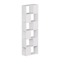 RAUMTEILER Eneos Weiß 60 x 186 cm - Weiß, Holzwerkstoff (60/186/24cm) - Vicco