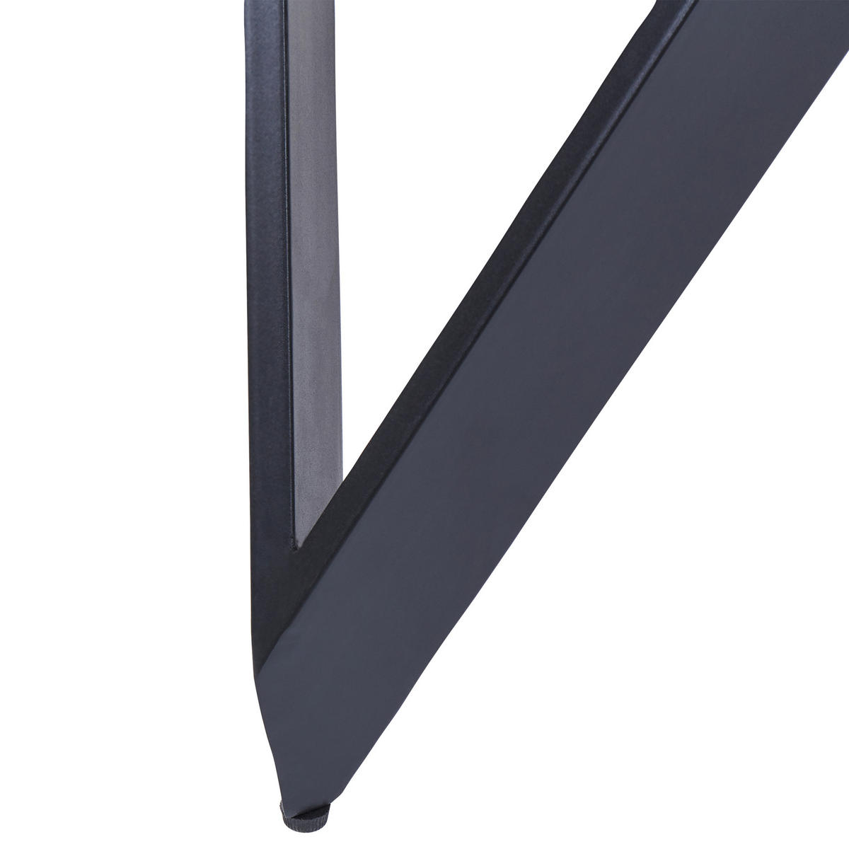 ESSTISCH schwarz glänzend 120 cm rund Oxhill - Schwarz, Holzwerkstoff (120/120/76cm) - Beliani