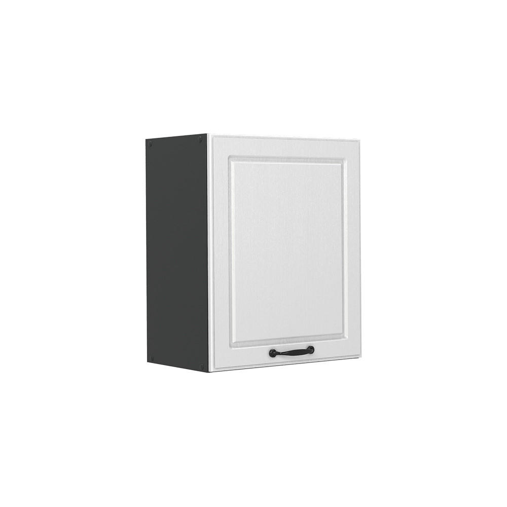 HÄNGESCHRANK R-Line, Weiß Landhaus/Anthrazit, 50 cm - Anthrazit/Weiß, Holzwerkstoff (50/60/31cm) - Vicco
