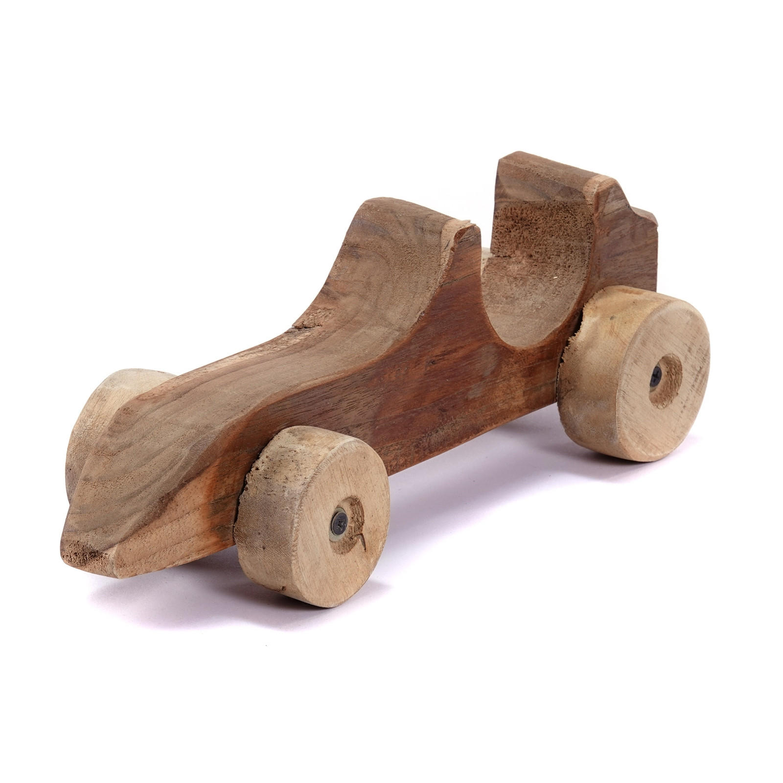 DEKO FIGUR Speedy Mahagoni Massivholz naturfarben - Naturfarben, Holz (10/10/30cm) - CREEDWOOD