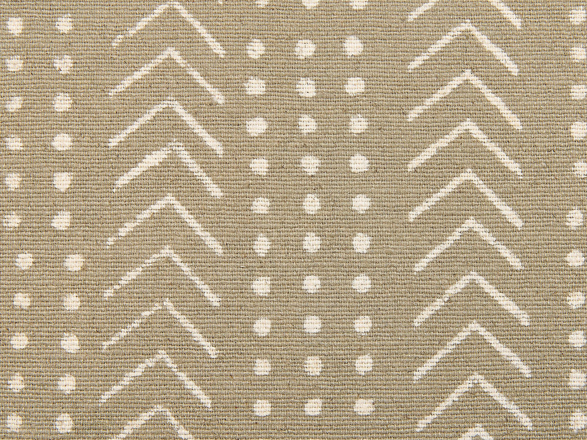 DEKOKISSEN Cremeweiß 45/45 cm Senecio - Ecru, Naturmaterialien/Textil (45/45cm) - Beliani