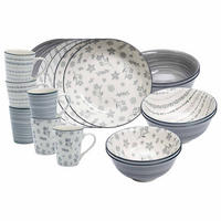 FRÜHSTÜCKS-SET Sendai Mix grau 18er Set - Grau, Keramik (1/1/1cm) - Ritzenhoff Breker