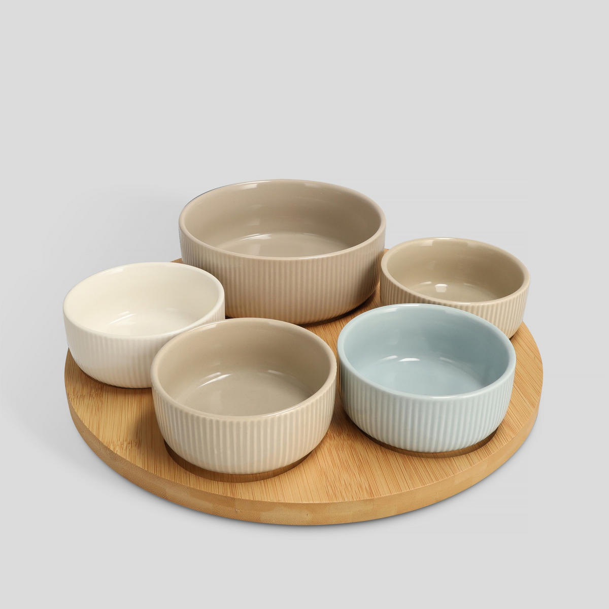 SERVIERTELLER Liners - Hellblau, Keramik (31/8/31cm) - home&you