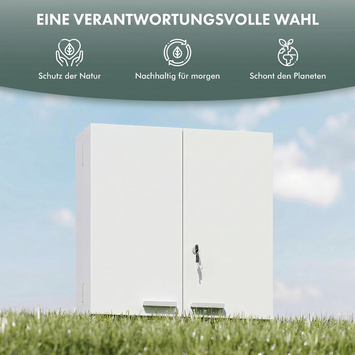 MEDIZINSCHRANK MDF, Metall Weiß - Silberfarben/Weiß, Holzwerkstoff/Metall (20/53/53cm) - HOMCOM